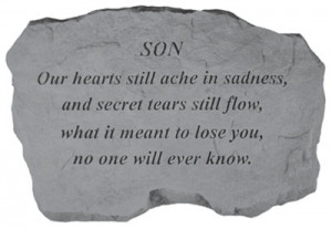 Dear Son Heaven Memorial Poem