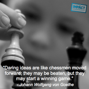 Strategic thinking. Idea quote.