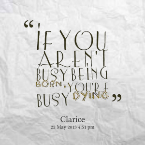 Quotes About Being Busy