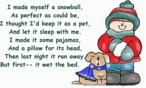 Snowball Poem -Funny