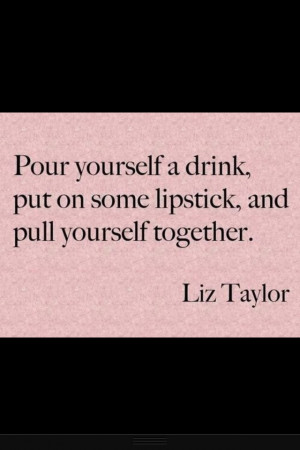 Pull yourself together.