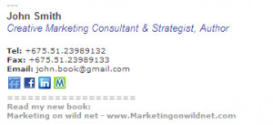 Official Look” signature sample