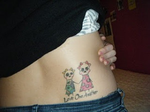 ... out that my tattoo dedicated to Millie, is also a John Lennon quote