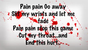 sad emo quotes about cutting