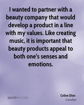 wanted to partner with a beauty company that would develop a product ...