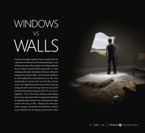 Windows Life Without Walls in Print
