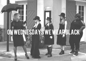 on wednesdays we wear black meme mean girls AHS Coven Imgur