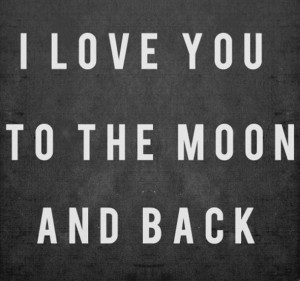 life, love, moon, quote, text