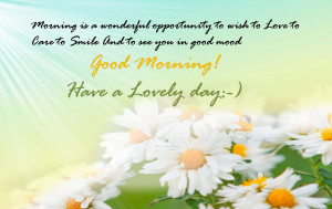 Best Greeting Quotes of Good Morning Wallpapers