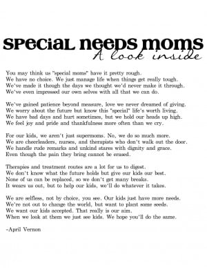 Poem: Special Needs Moms