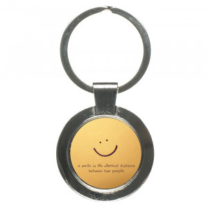 Nice Smile Quotes Keychain