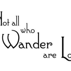 ... . LOTR Tolkien Gandalf Frodo Wall decal quote sticker words WW3023A