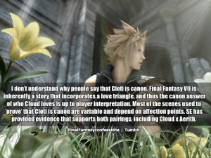 ... You’re also missing one very important thing, Aerith can do what