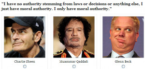 Charlie Sheen or Gadhafi” post, Googled “moamar gadhafi quotes ...