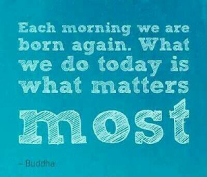 Each morning