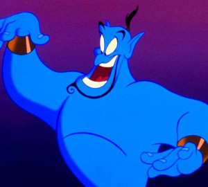 ... the tape disappeared, we really loved Genie. He's just so funny