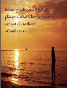 Music quote Confusious