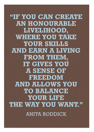 An Honourable Livelihood