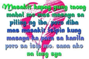 Broken hearted love quotes tagalog