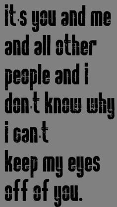 Lifehouse - You Me takes me way back! Surrounded by a sea of people ...