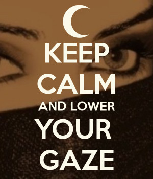 Here are some awesome Lower Your Gaze Quotes: