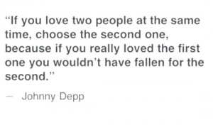 If you love two people at the same time…