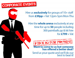 Corporate Paintball Events