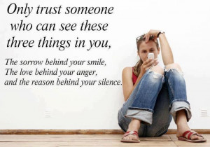 Only trust someone who can see these three things in you