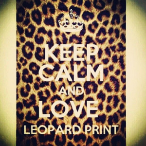 ... who knows me knows that I am overly obsessed with leopard print. Haha