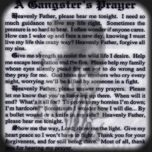 gangster prayer