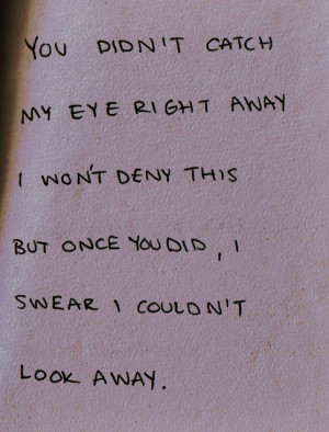 You didn't catch my eye right away I won't deny this. But once you did ...