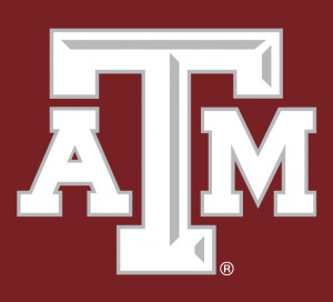 Texas A&M Aggies Alternate Logo (2007) - White ATM letters with silver ...