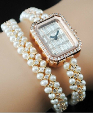 Diamonds Bracelets, Bracelets Jewelry, Pearls Watches, Pearls Diamonds ...