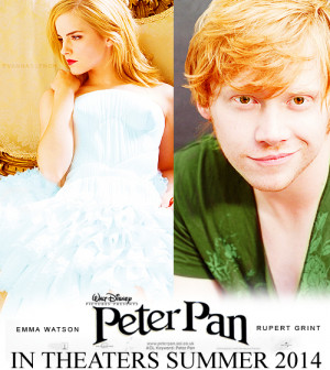 Rupert Grint and Emma Watson in Peter Pan on 2014?