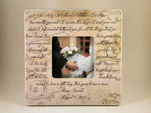 Mother In Law Frame In Laws Poem Quote Custom Frame