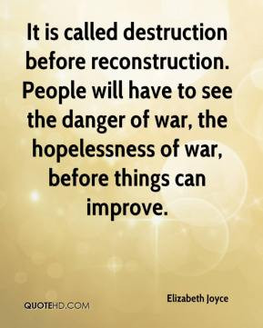 Reconstruction Quotes