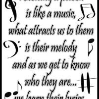 Knowing a Person is Like a Music