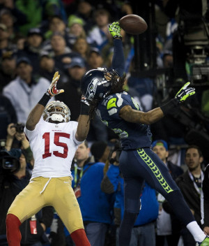 Richard Sherman steals spotlight in Seahawks-Broncos Super Bowl ...