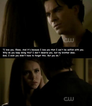 Damon & Elena 02x08 Damon says 