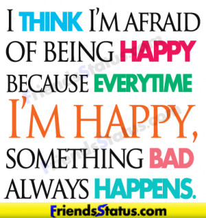 Happy Quotes For Fb Status ~ Sad depression quotes and sayings Always ...