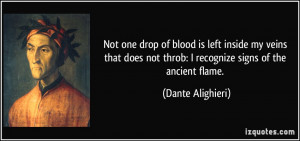 Not one drop of blood is left inside my veins that does not throb: I ...