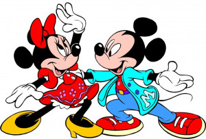 disegno di Topolino e Minnie Ballerini a colori