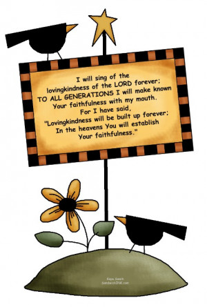 ... Bible verses for the Sandwich Generation and cute country sunflower