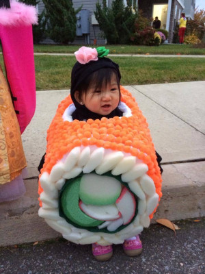 Cutest little sushi halloween costume