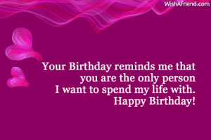 1149 birthday wishes for boyfriend Life Partner Lovely Birthday Quotes