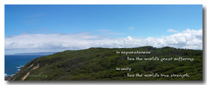 Separateness quotes, unity quotes, suffering quotes