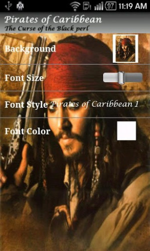 View bigger - Pirates of Caribbean 1 Quotes for Android screenshot