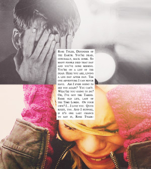... doctor, doctor who, doomsday, i love you, love, quote, relationship