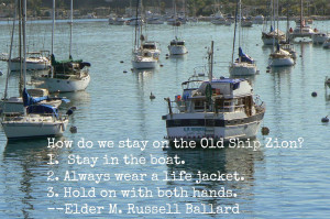 thankful for words of living prophets, who follow the pattern of ...