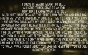 it wasnt meant to be